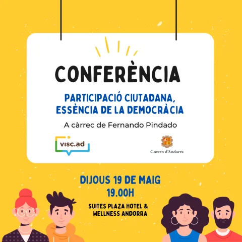 Conferència "Participació ciutadana, essència de la democràcia" 19/05/22 19h